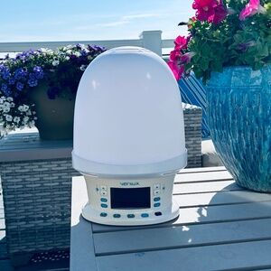 Verilux Rise & Shine Natural Wake-up or Sleep Light & Sound Lamp / Sound Machine